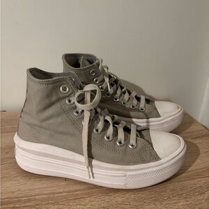 Women's High-Top Canvas Sneakers